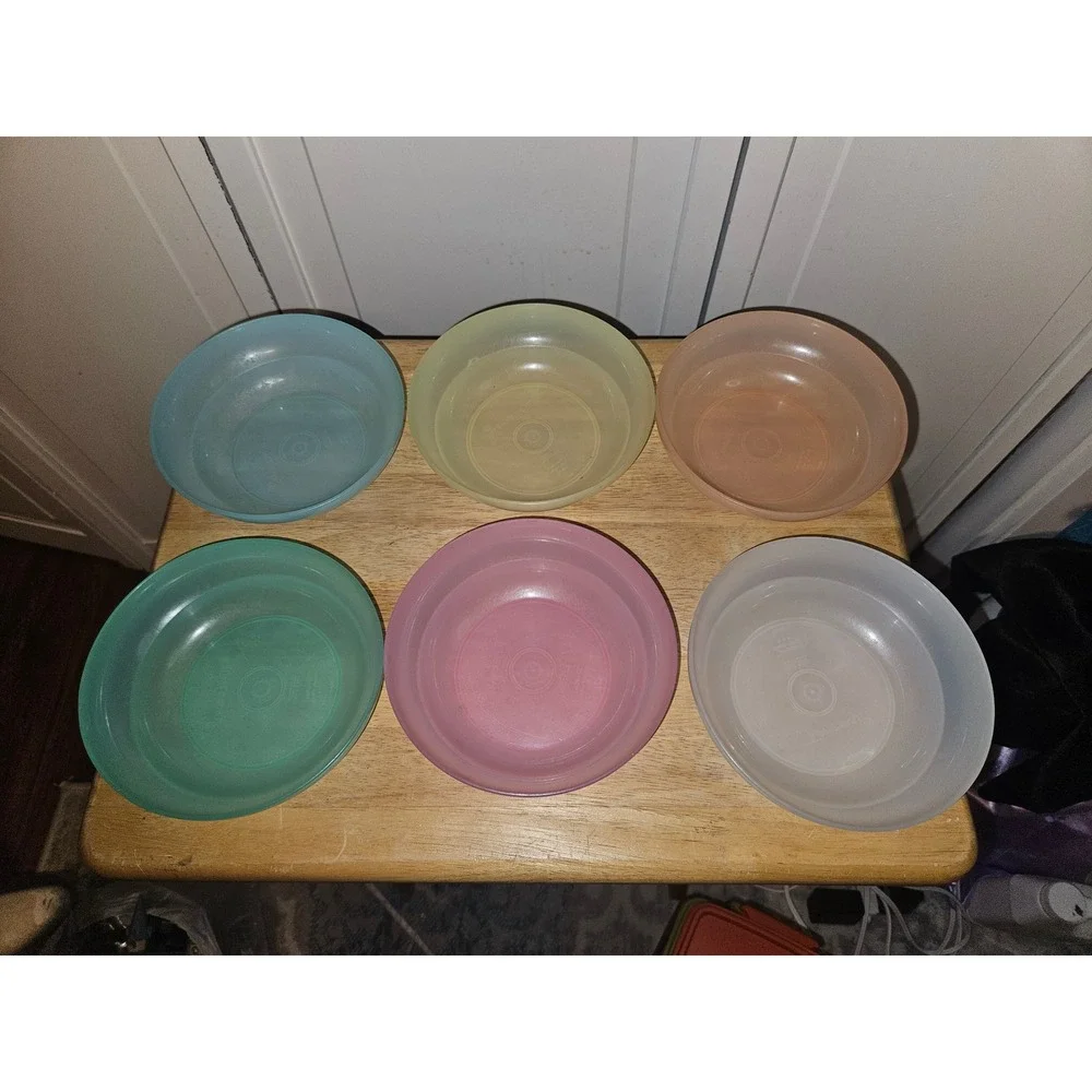 Vintage Tupperware Lot Orange 2Qt Pitcher Servalier Bowls Sandwich Keepers 12pc